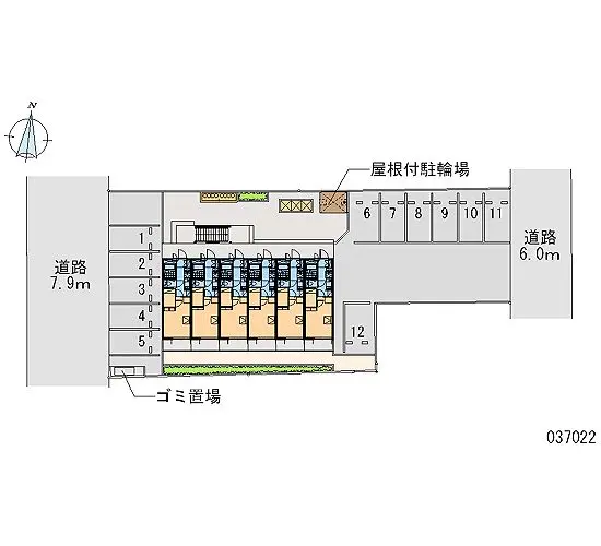 ★手数料０円★前橋市表町２丁目　月極駐車場（LP）